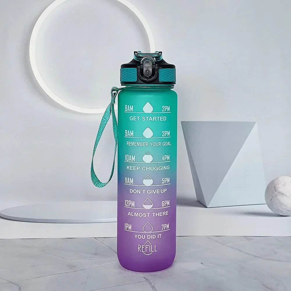 Sports Bottle with Time Scale Gradient