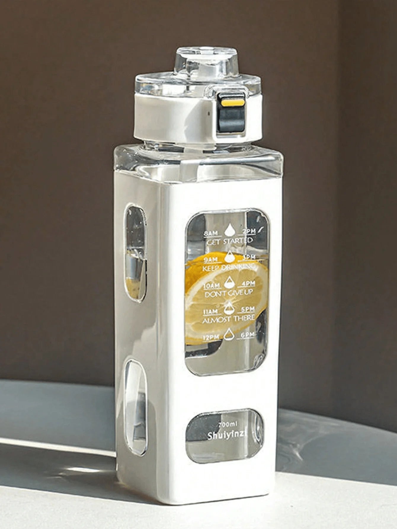 Elegant Sports Bottle with Gradient Scale
