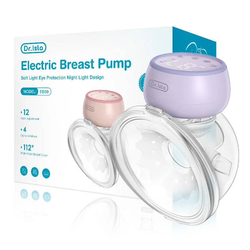 Dr. Isla Wireless Breast Pump With night light