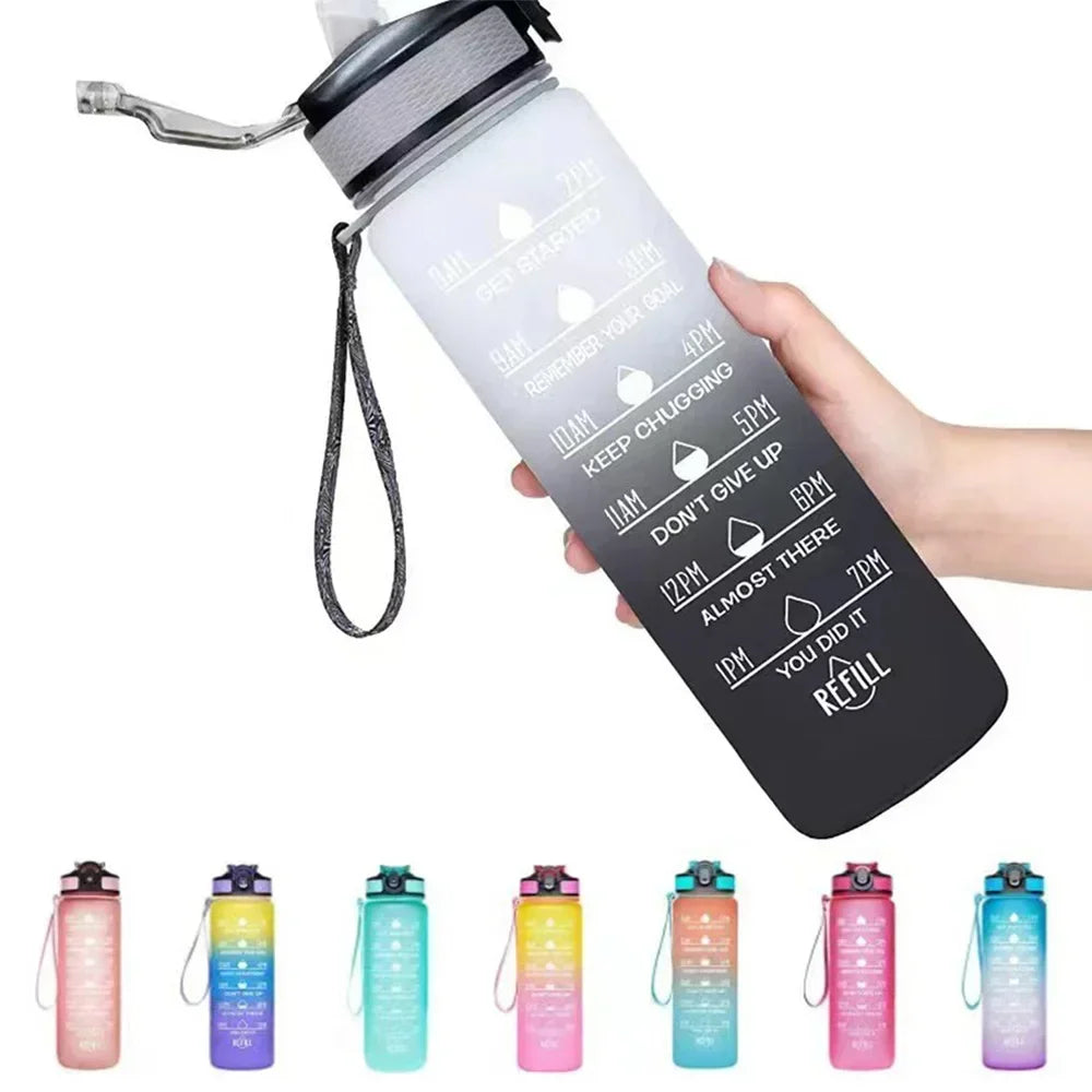 Sports Bottle with Time Scale Gradient