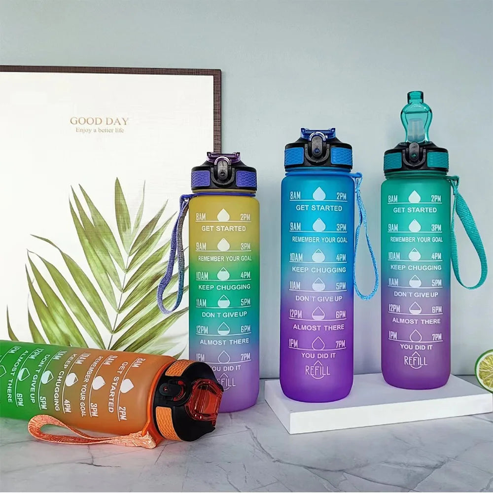 Sports Bottle with Time Scale Gradient
