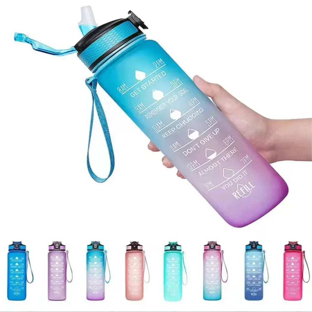 Sports Bottle with Time Scale Gradient