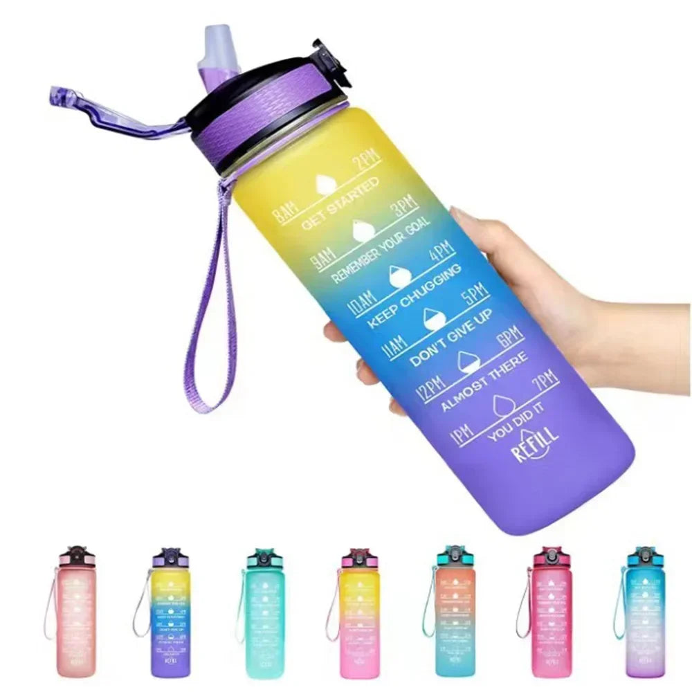 Sports Bottle with Time Scale Gradient