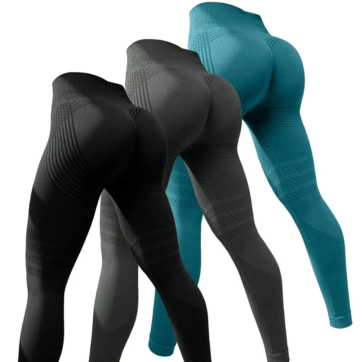 3-Piece Sexy Hip Lift Yoga Pants