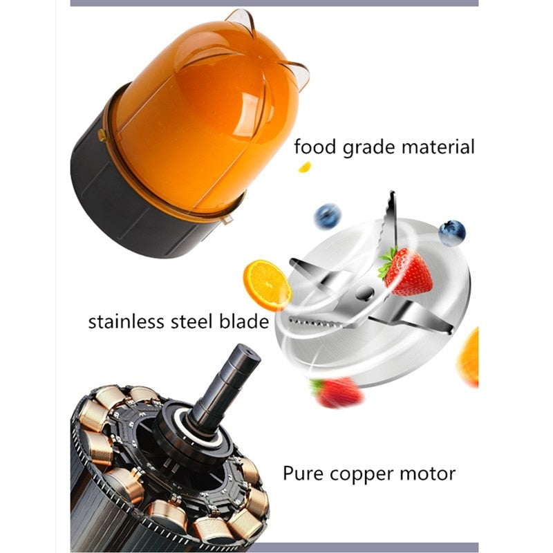 Portable Kitchen Blender. A Chopper that can be Stationary. Used for Smoothies, juicers, and even Food Processors. Multifunctional for a variety of tasks. - twobusybodies
