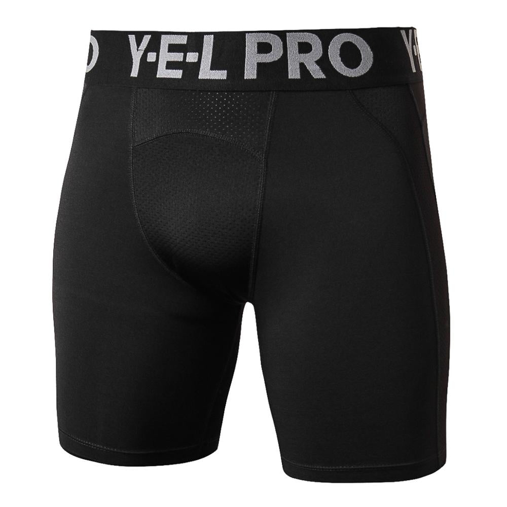 Men Compression Shorts. Sportswear Underwear is made with stretchy, breathable material. Also have six areas of comfortability. - twobusybodies