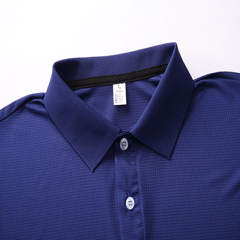 Polo t-shirt. Quick Dry Short Sleeve Sport Shirt. Trainer activewear For men With Collar. Can be worn as casually as well. - twobusybodies