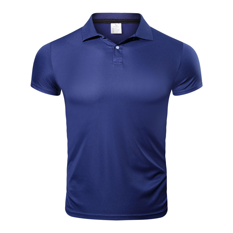 Polo t-shirt. Quick Dry Short Sleeve Sport Shirt. Trainer activewear For men With Collar. Can be worn as casually as well. - twobusybodies