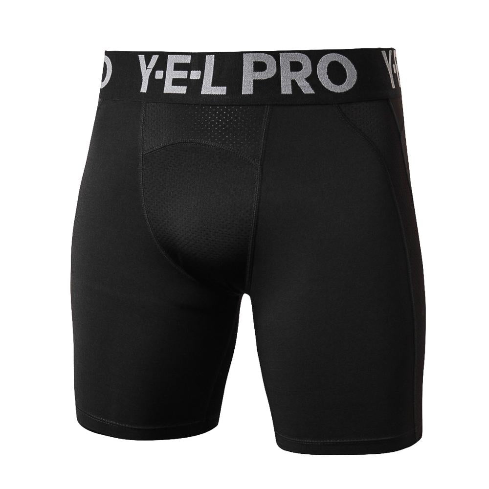 Men Compression Shorts. Sportswear Underwear is made with stretchy, breathable material. Also have six areas of comfortability. - twobusybodies