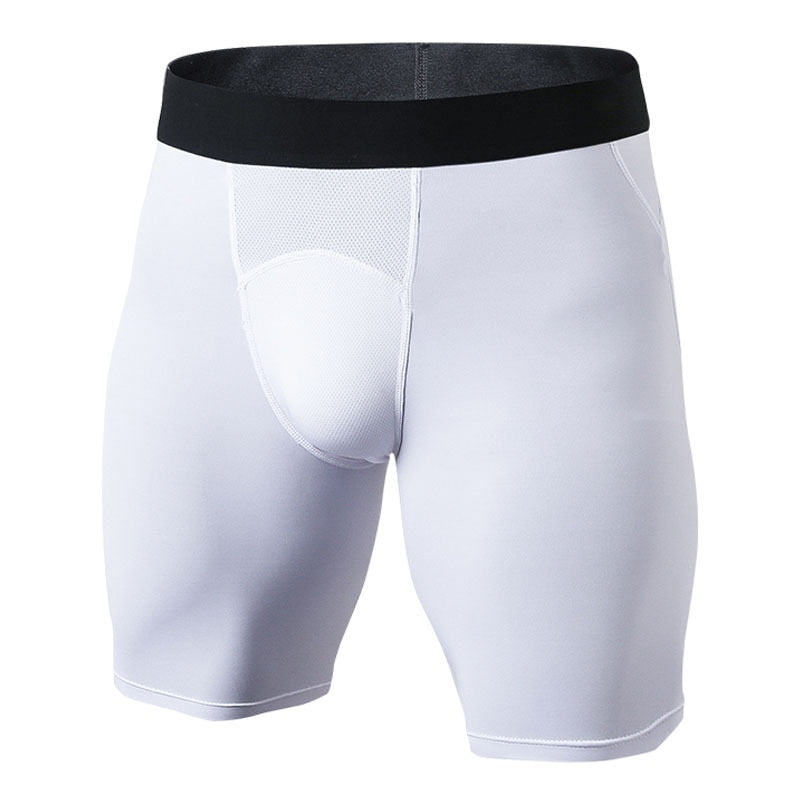 Men Compression Shorts. Sportswear Underwear is made with stretchy, breathable material. Also have six areas of comfortability. - twobusybodies