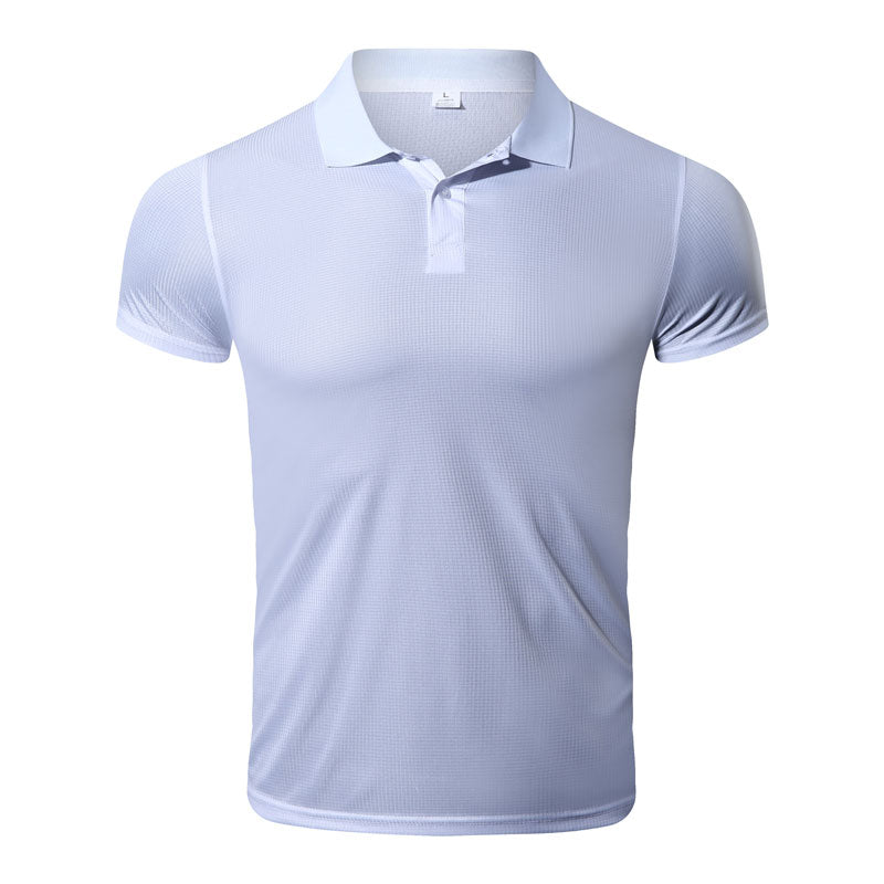 Polo t-shirt. Quick Dry Short Sleeve Sport Shirt. Trainer activewear For men With Collar. Can be worn as casually as well. - twobusybodies