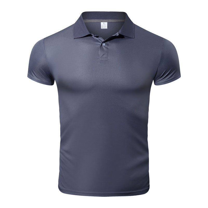 Polo t-shirt. Quick Dry Short Sleeve Sport Shirt. Trainer activewear For men With Collar. Can be worn as casually as well. - twobusybodies