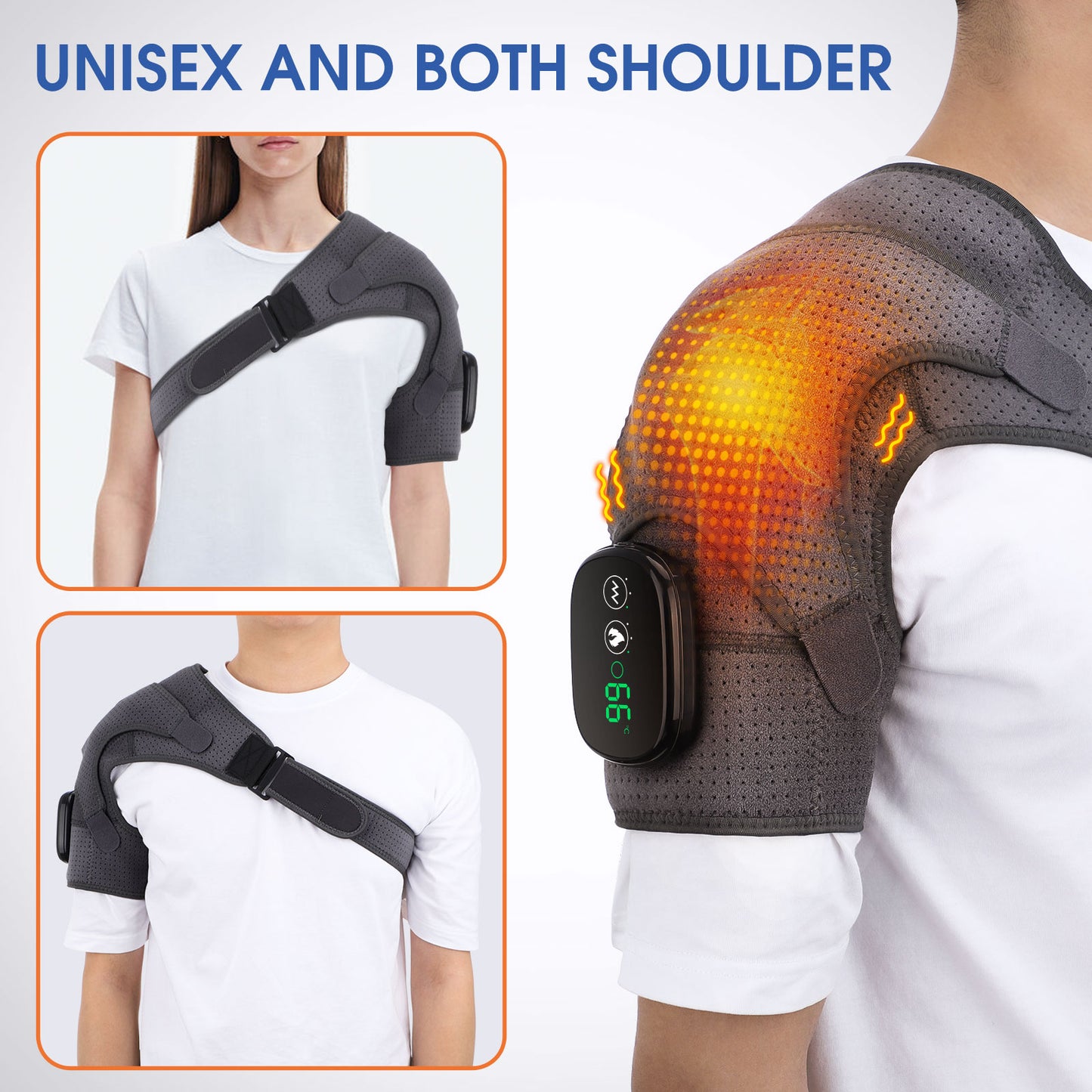 Electric Heating Vibration Shoulder Massager