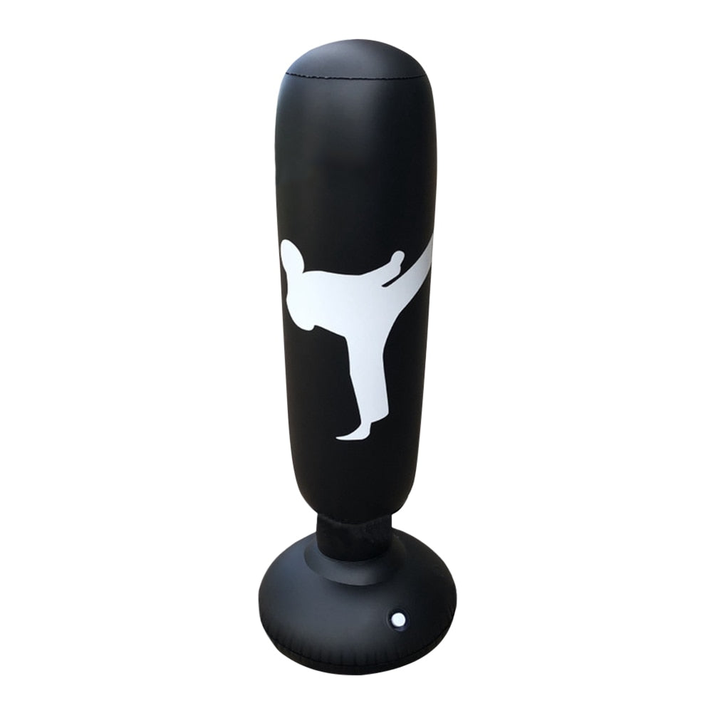 1.2/1.6M Inflatable Boxing Punching Bag for Adults/Children alike. Sandbag, Column Target, and a Stress Reliever. - twobusybodies