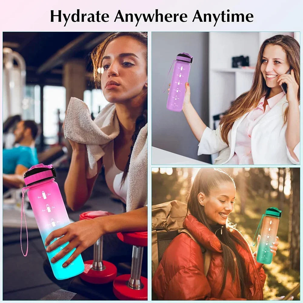 Sports Bottle with Time Scale Gradient