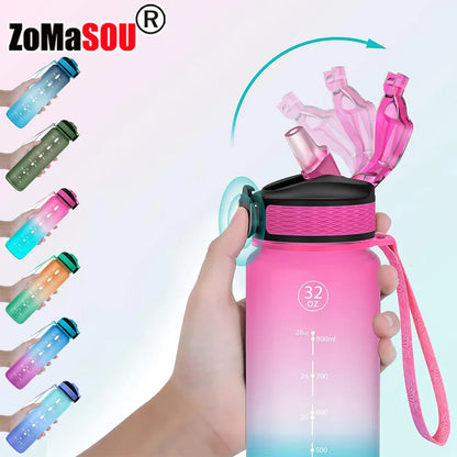 Sports Bottle with Time Scale Gradient