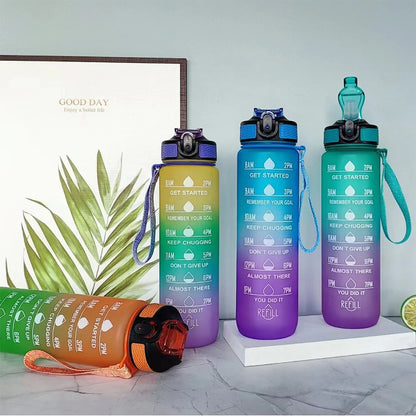 Sports Bottle with Time Scale Gradient