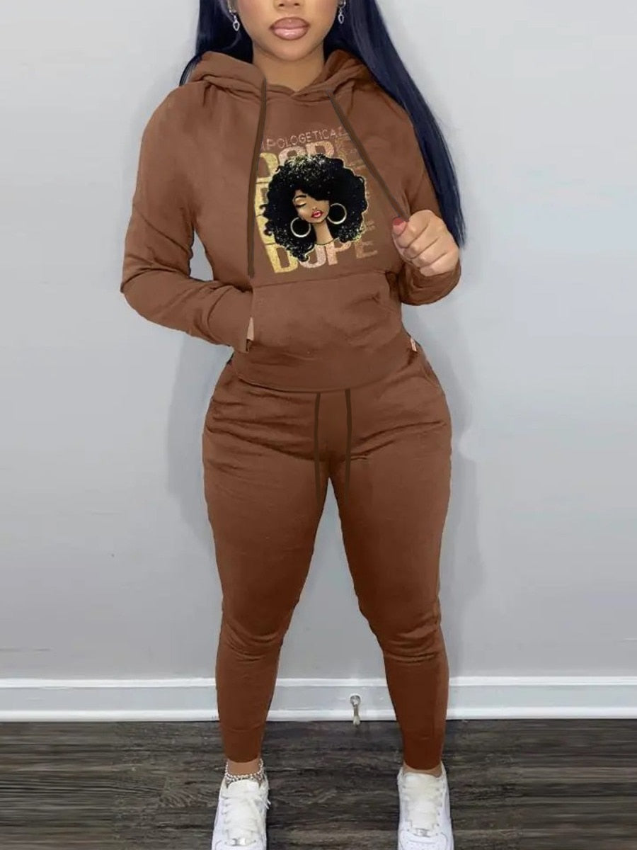Graphic Design Tracksuit Set