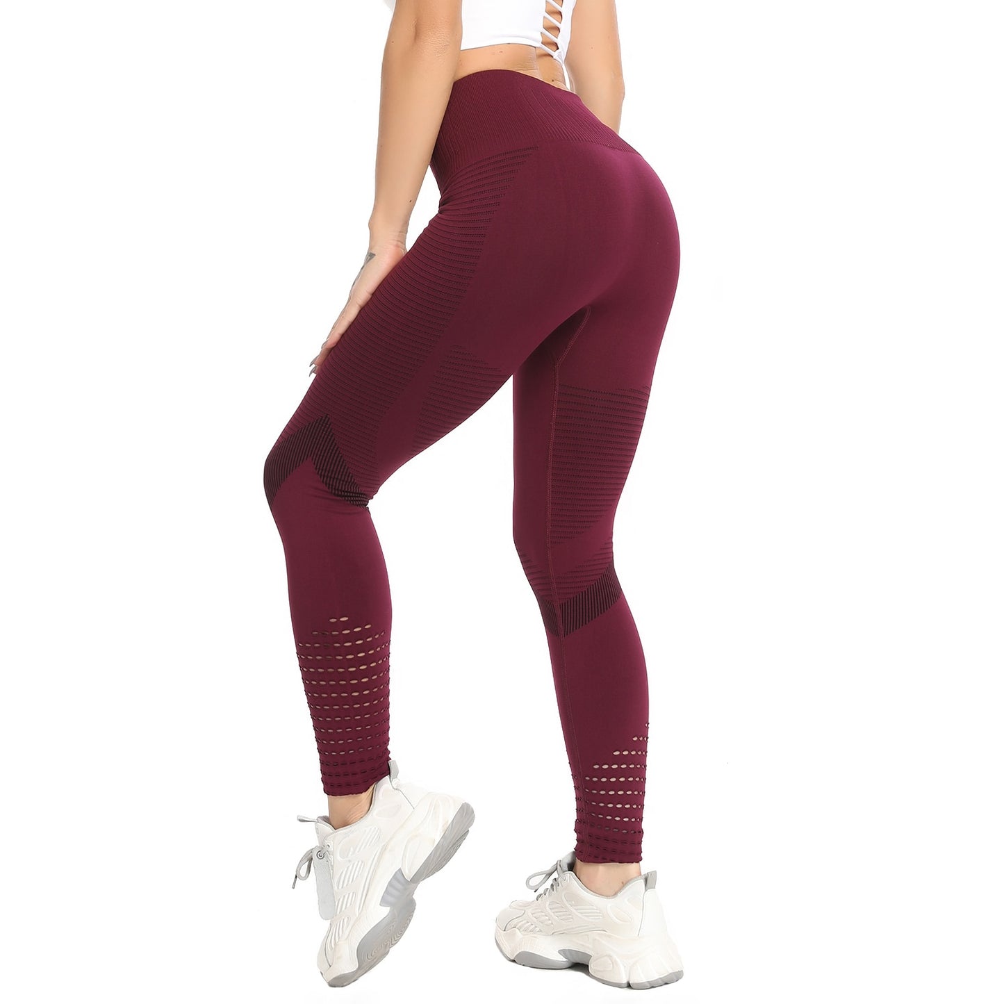 Hollow Seamless Butt-Lifting Leggings