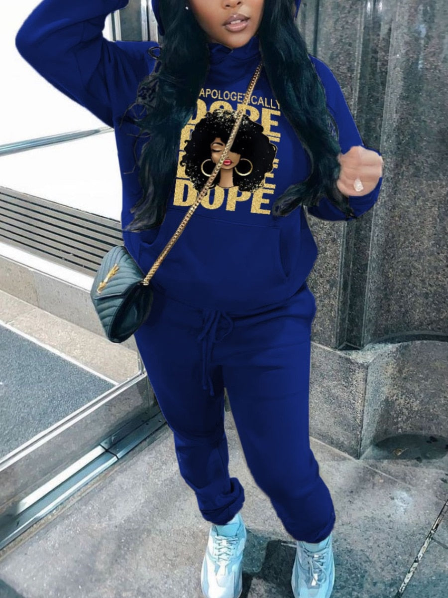 Graphic Design Tracksuit Set